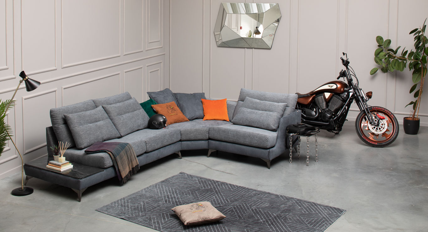 VYTIS MAX minkštas kampas su lentyna nemiegamas L-Skd 7 VYTIS MAX minkštas kampas su lentyna nemiegamas L-Skd 7