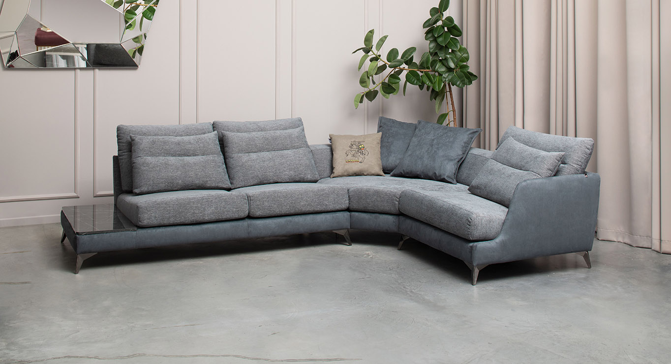 VYTIS MAX minkštas kampas su lentyna nemiegamas L-Skd 6 VYTIS MAX minkštas kampas su lentyna nemiegamas L-Skd 6