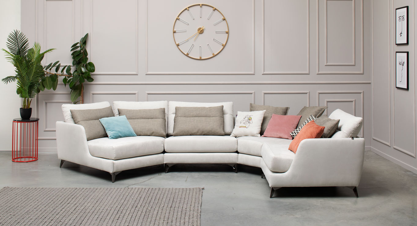 VYTIS MEGA minkštas kampas nemiegamas Skd 2