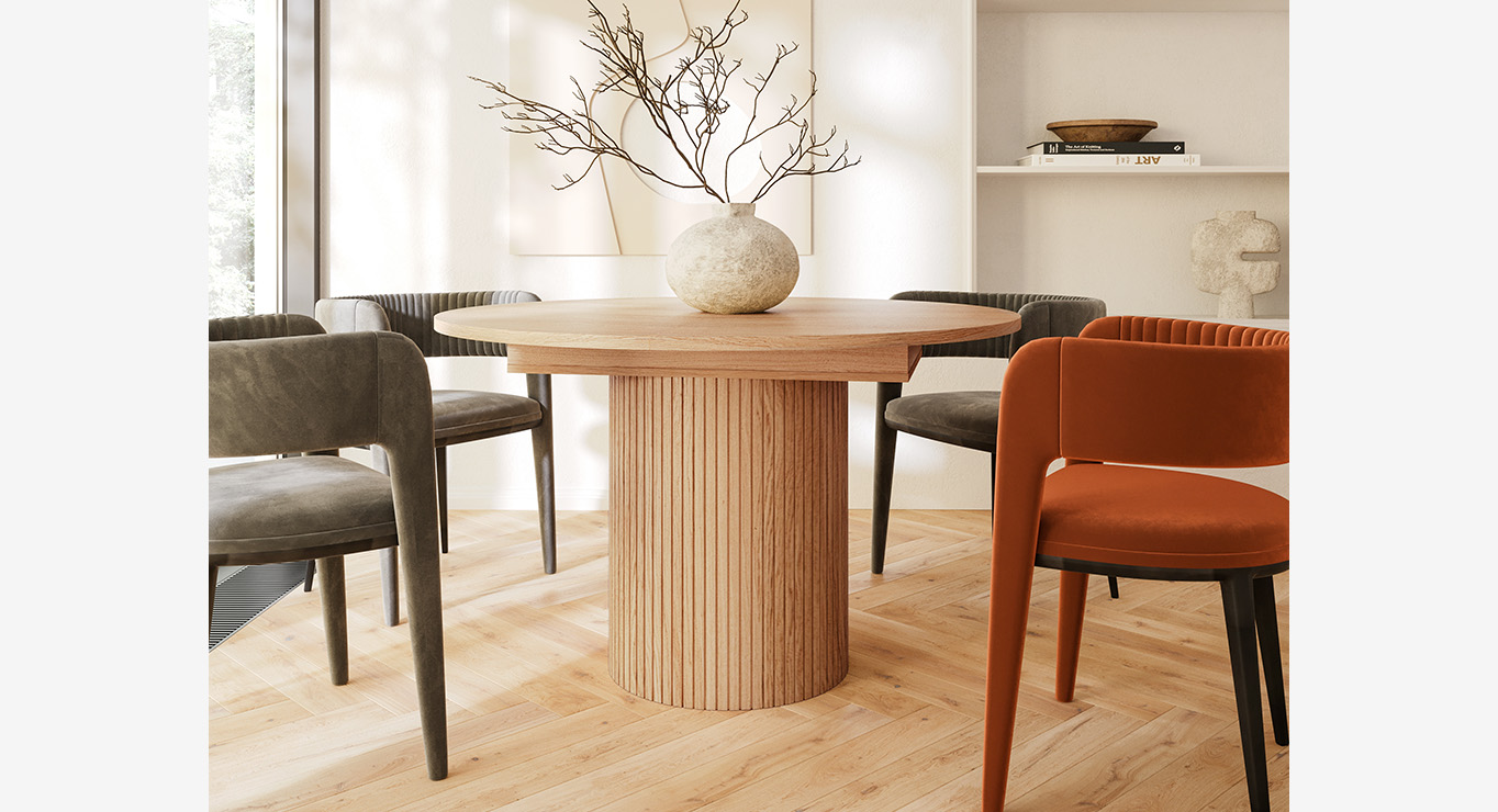 TOSCANA valgomojo stalas išskleidžiamas D1200 paveiklėlis 2