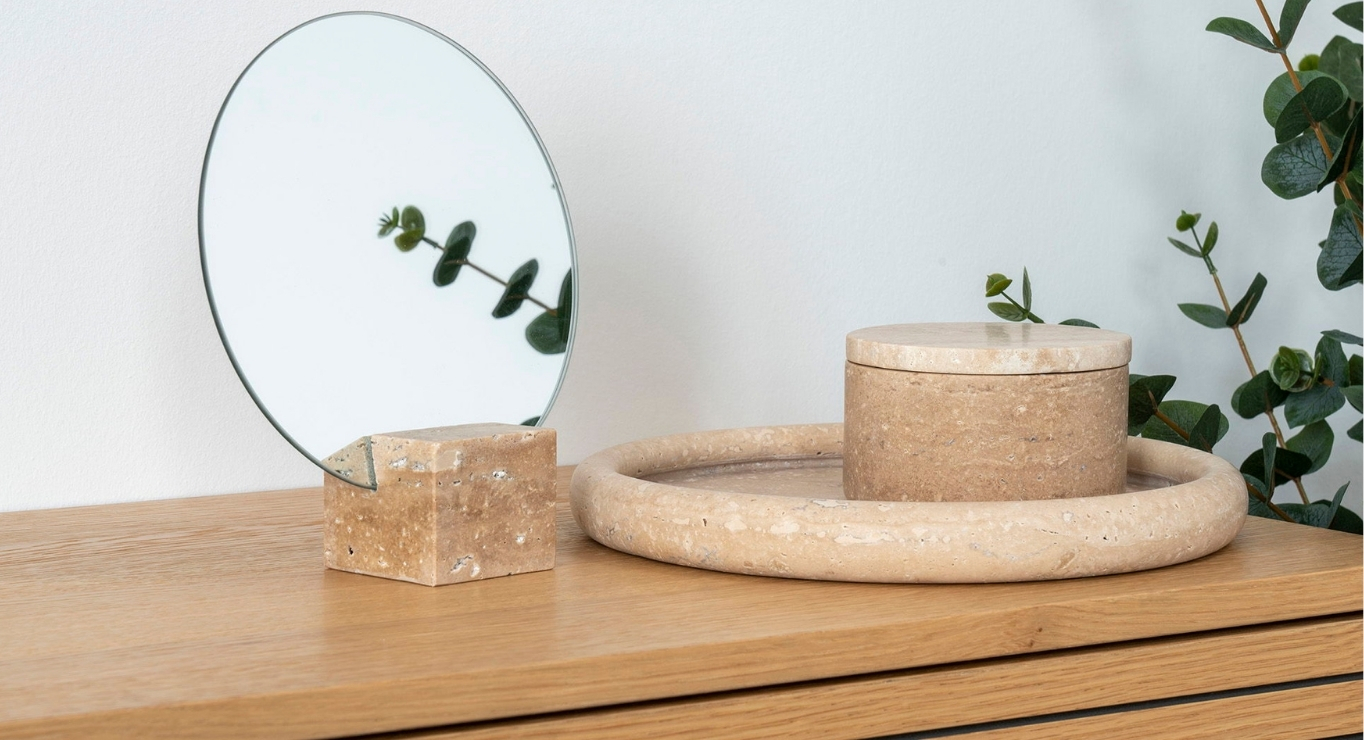 NATURAL dekoratyvinis padėkliukas apvalus 2