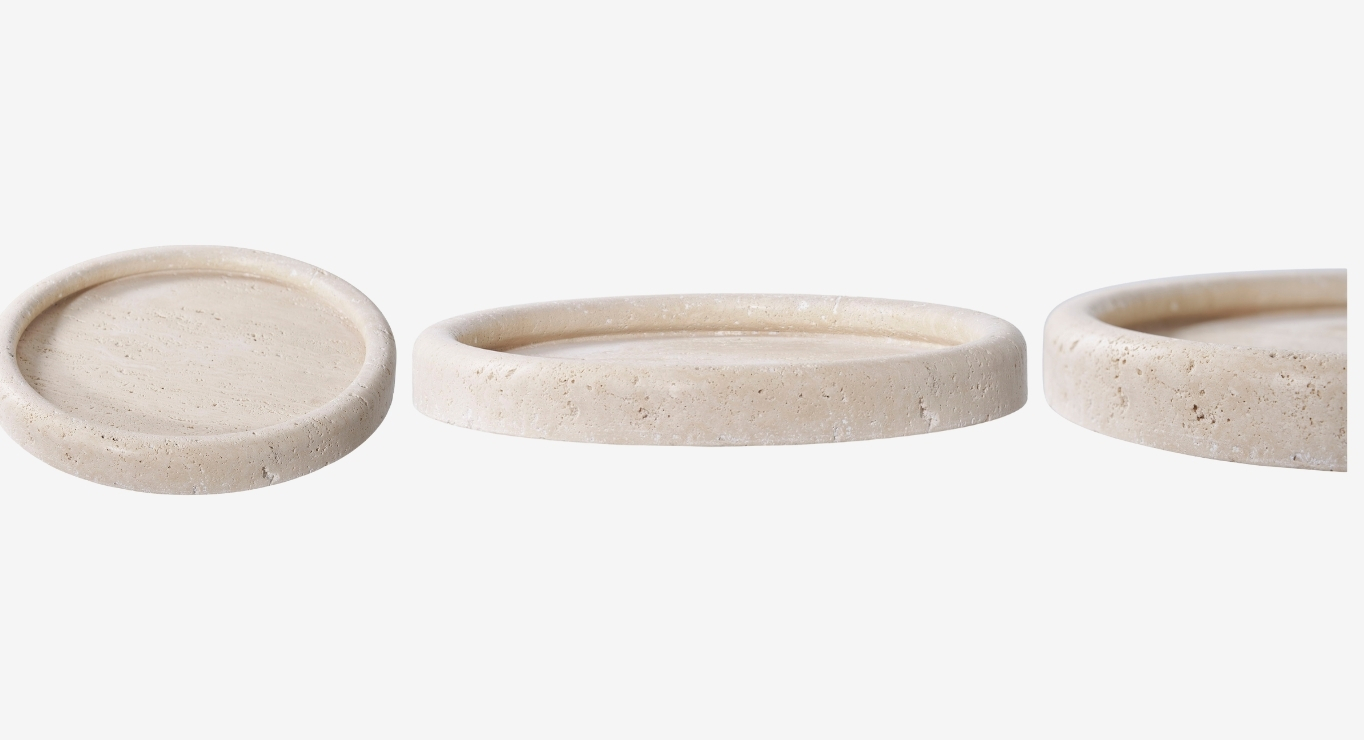 NATURAL dekoratyvinis padėkliukas apvalus 3