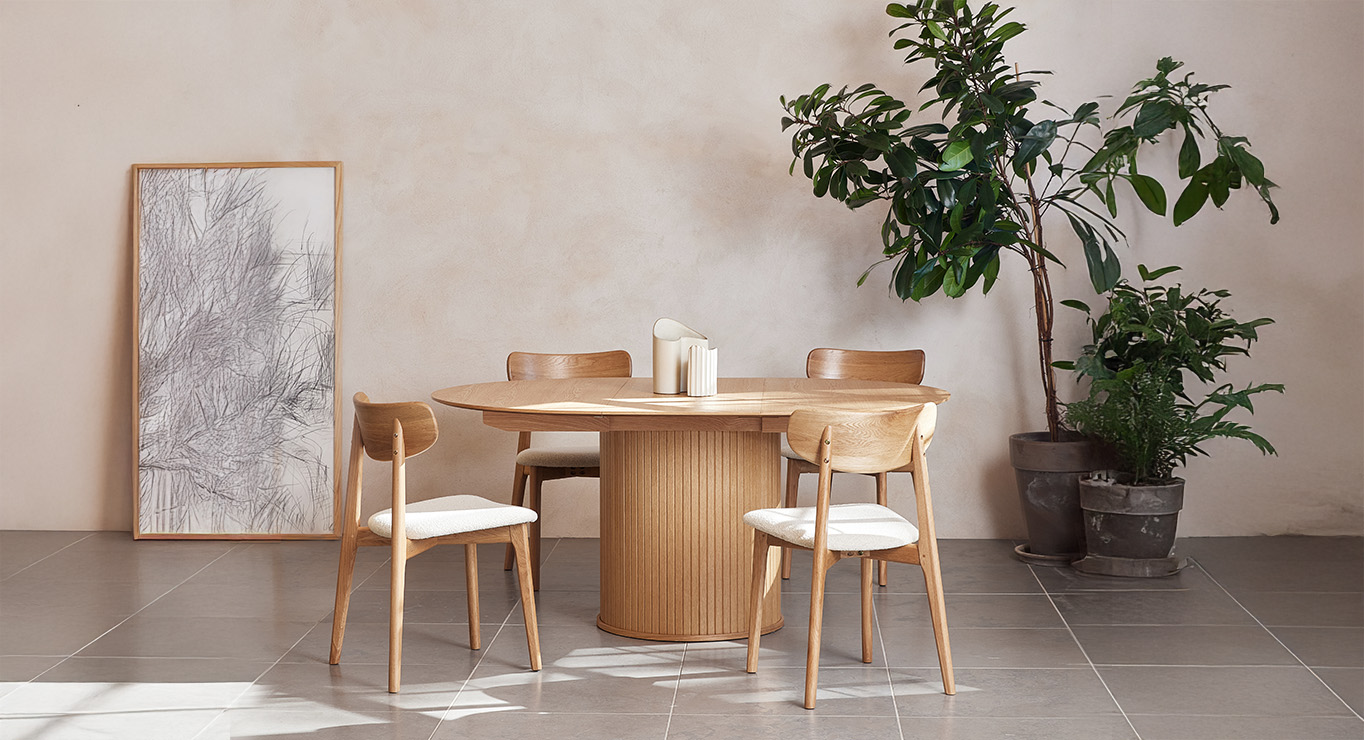 RIVA valgomojo stalas išskleidžiamas D1200 5