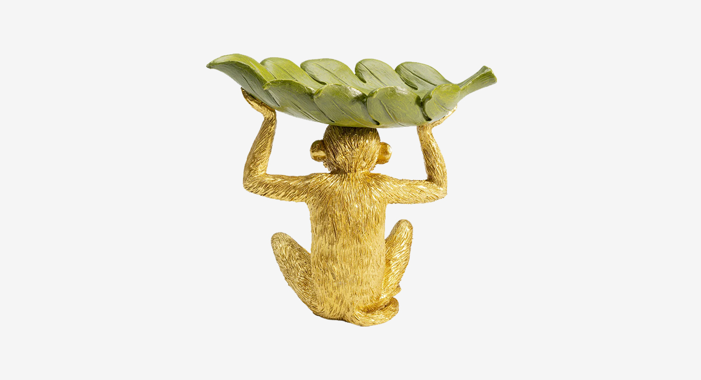 BANANA LEAF dekoratyvinė figūrėlė su dubeniu 3