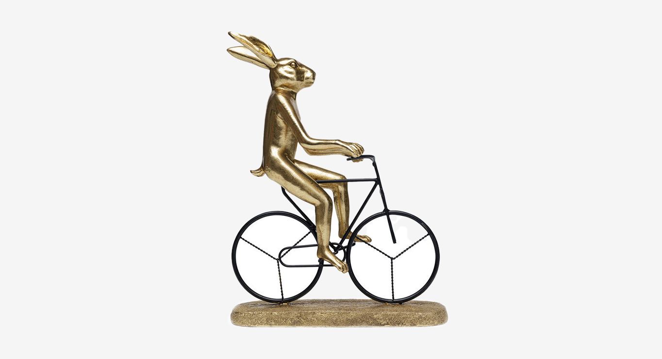 CYCLIST RABBIT dekoracija 1