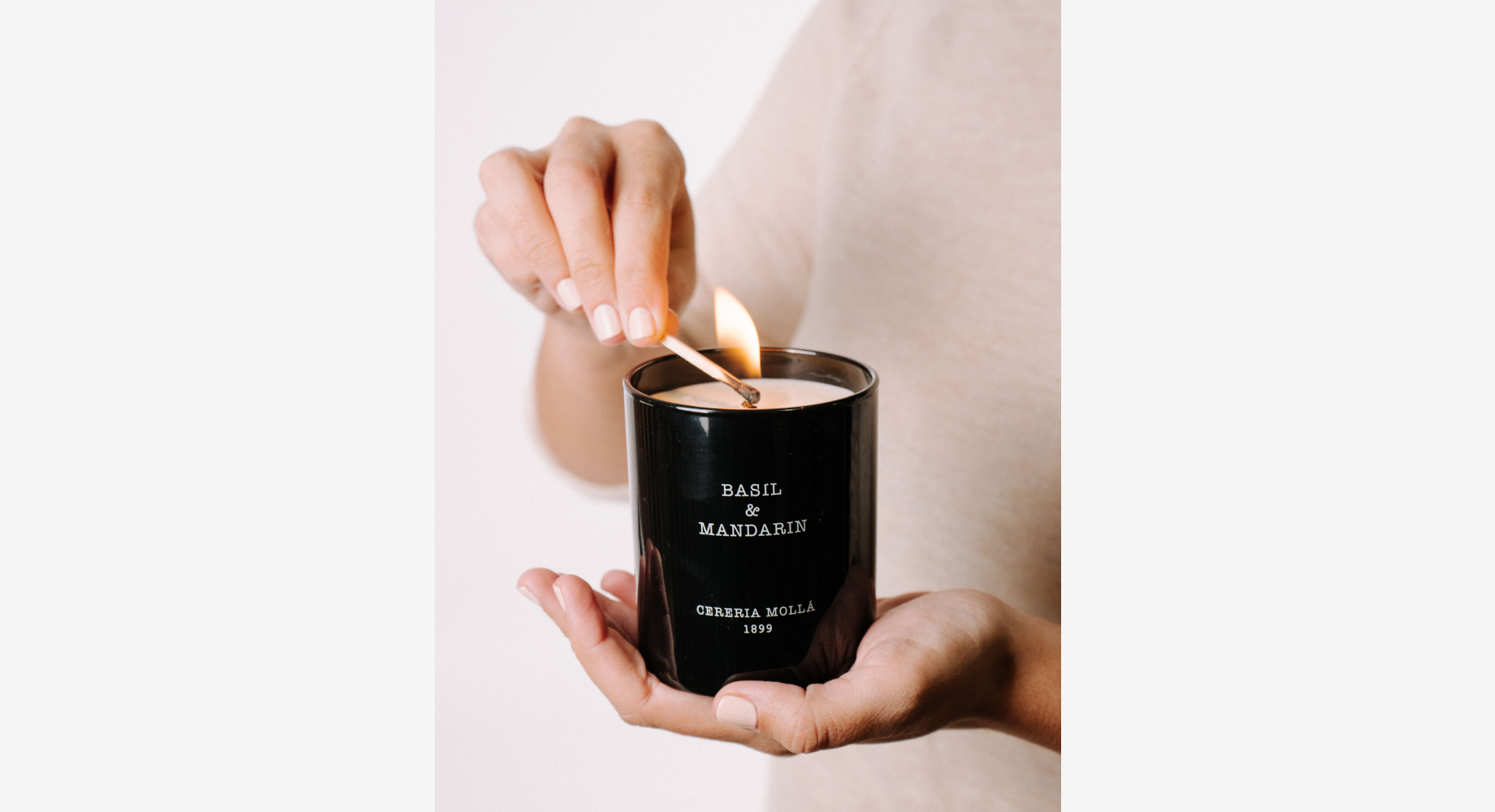 CERERIA MOLLA žvakė "BASIL & MANDARIN" paveiklėlis 2