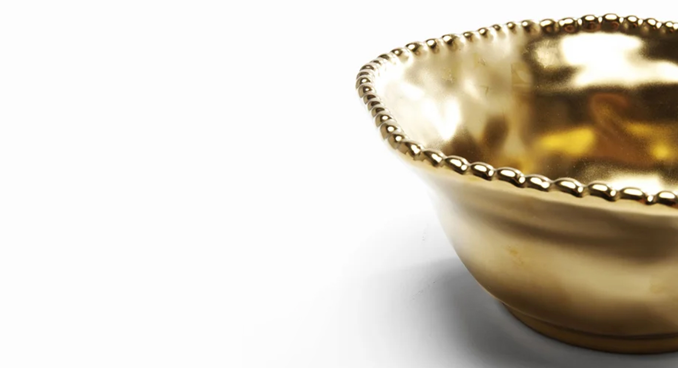 CERIAL BOWL Bell Gold dubenėlis  3