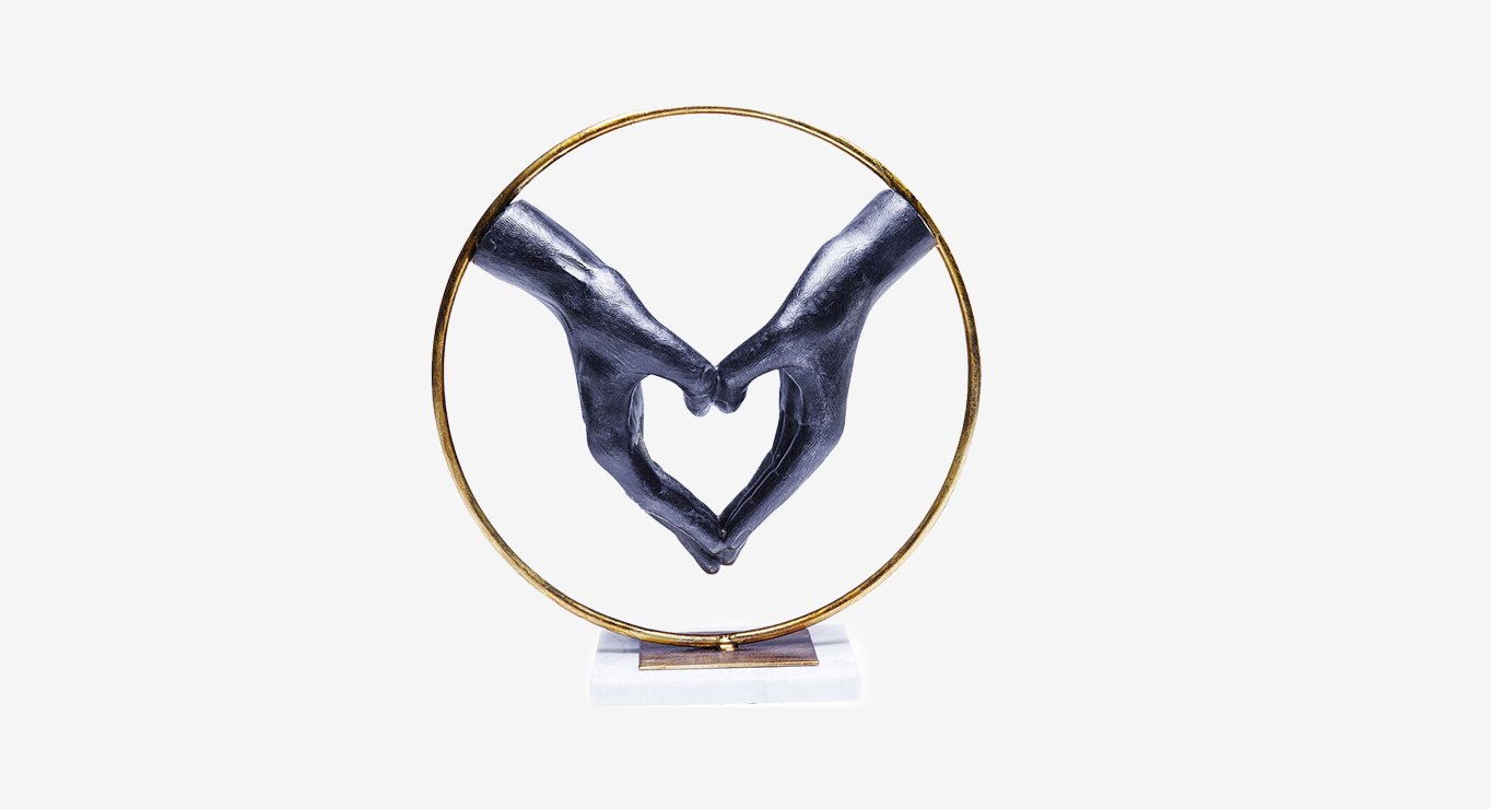 HEART HAND dekoracija 1