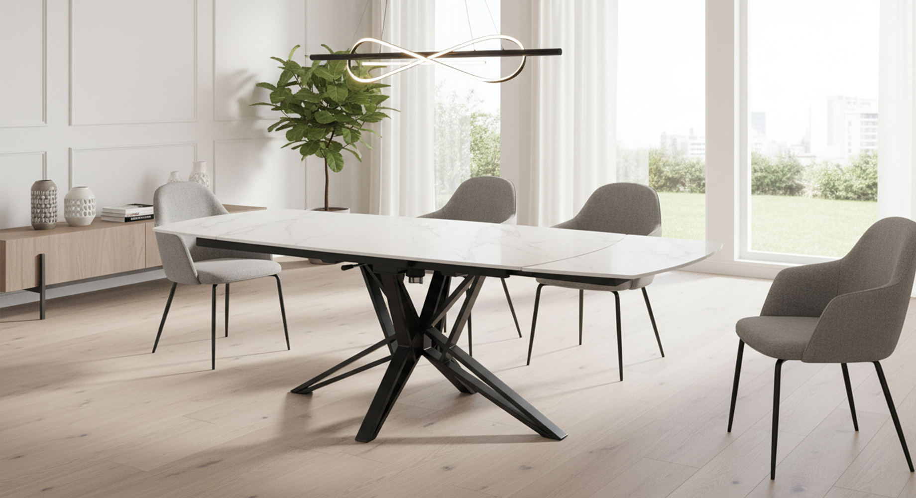 VEGAS valgomojo stalas išskleidžiamas 900x1600 2