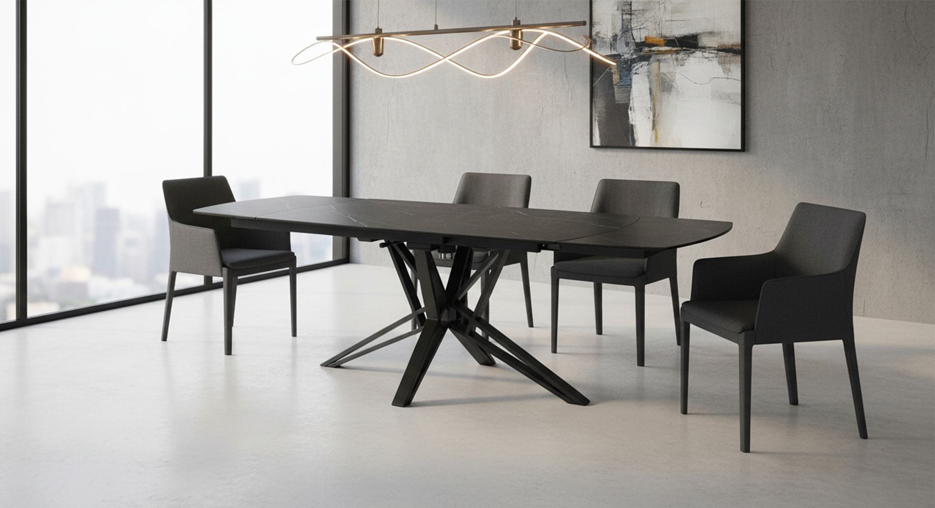 VEGAS valgomojo stalas išskleidžiamas 900x1600 3