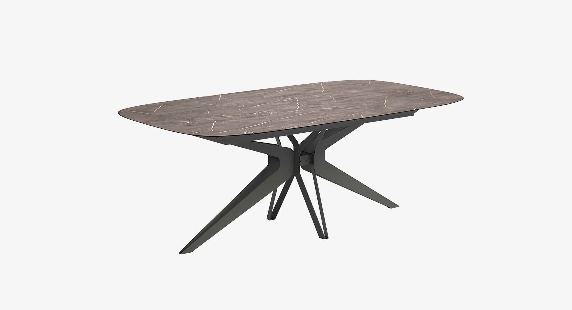 HEXAGON valgomojo stalas išskleidžiamas 1900 paveiklėlis