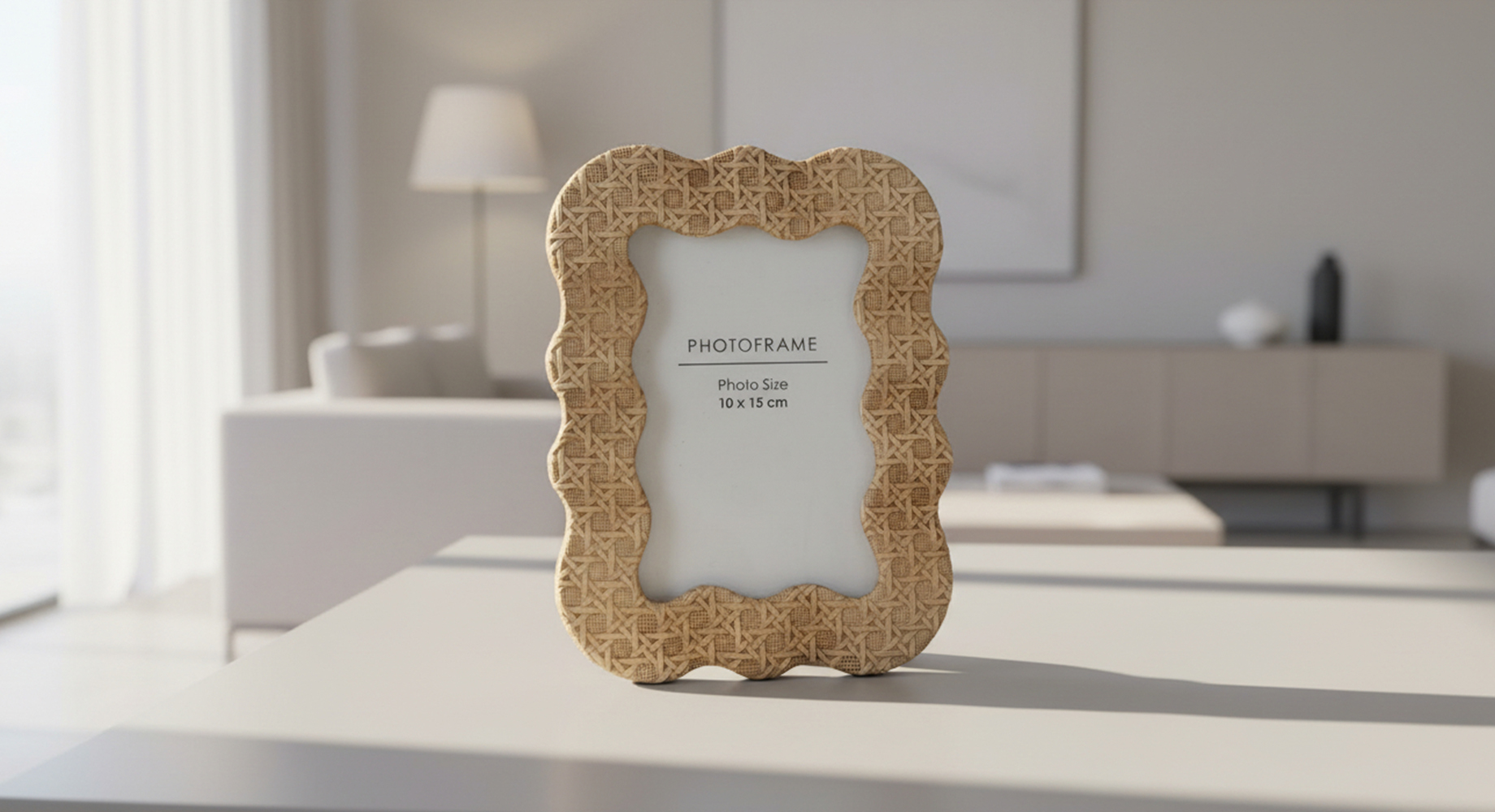 WEAVING BROWN nuotraukos rėmelis 2