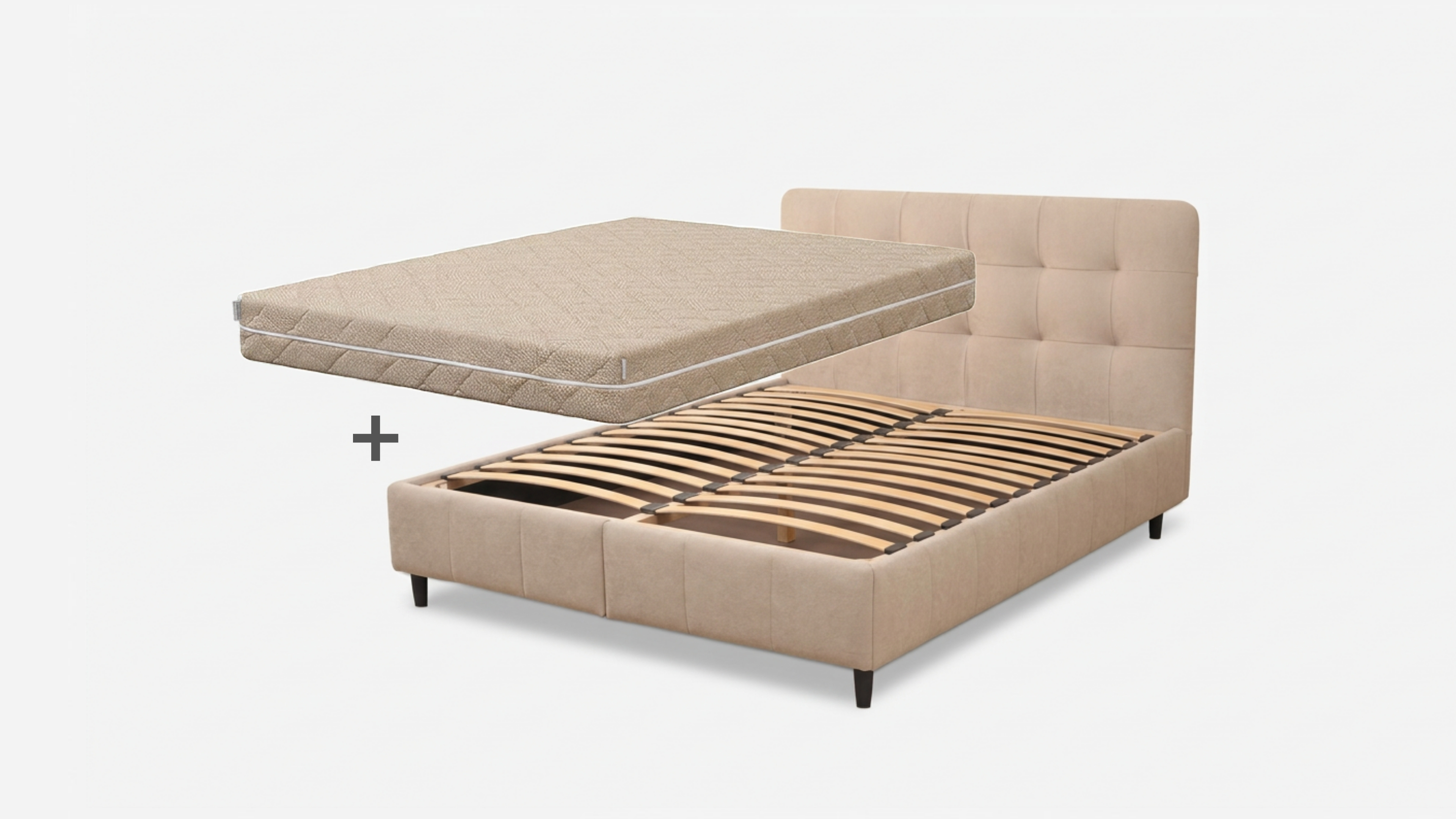 Miego komplektas HUGO lova 1600 + IMPULSE VISCO čiužinys 1 Miego komplektas HUGO lova 1600 + IMPULSE VISCO čiužinys 1
