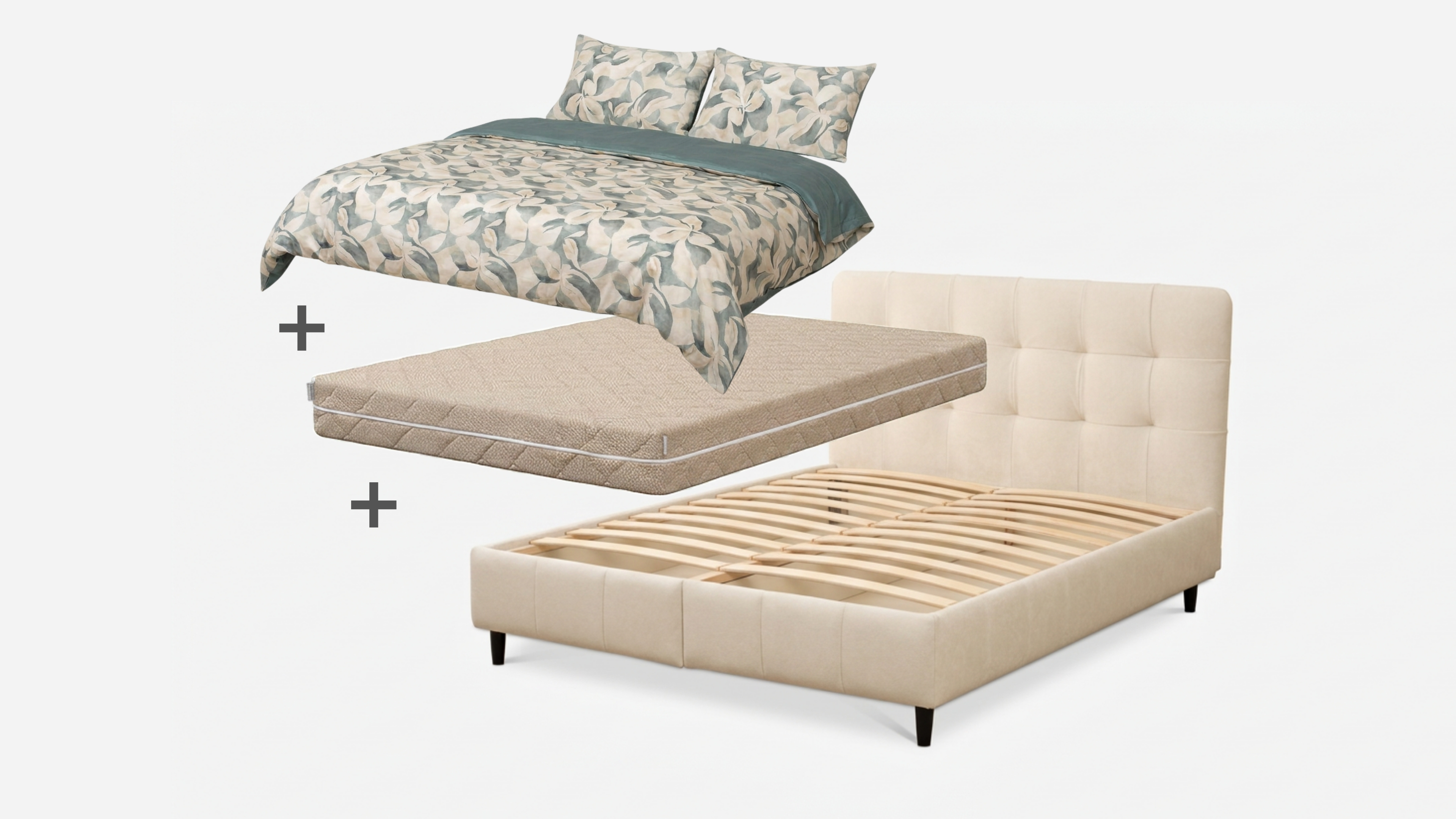 Miego komplektas MEGA HUGO lova 1600 + IMPULSE VISCO + miego tekstilė 1 Miego komplektas MEGA HUGO lova 1600 + IMPULSE VISCO + miego tekstilė 1