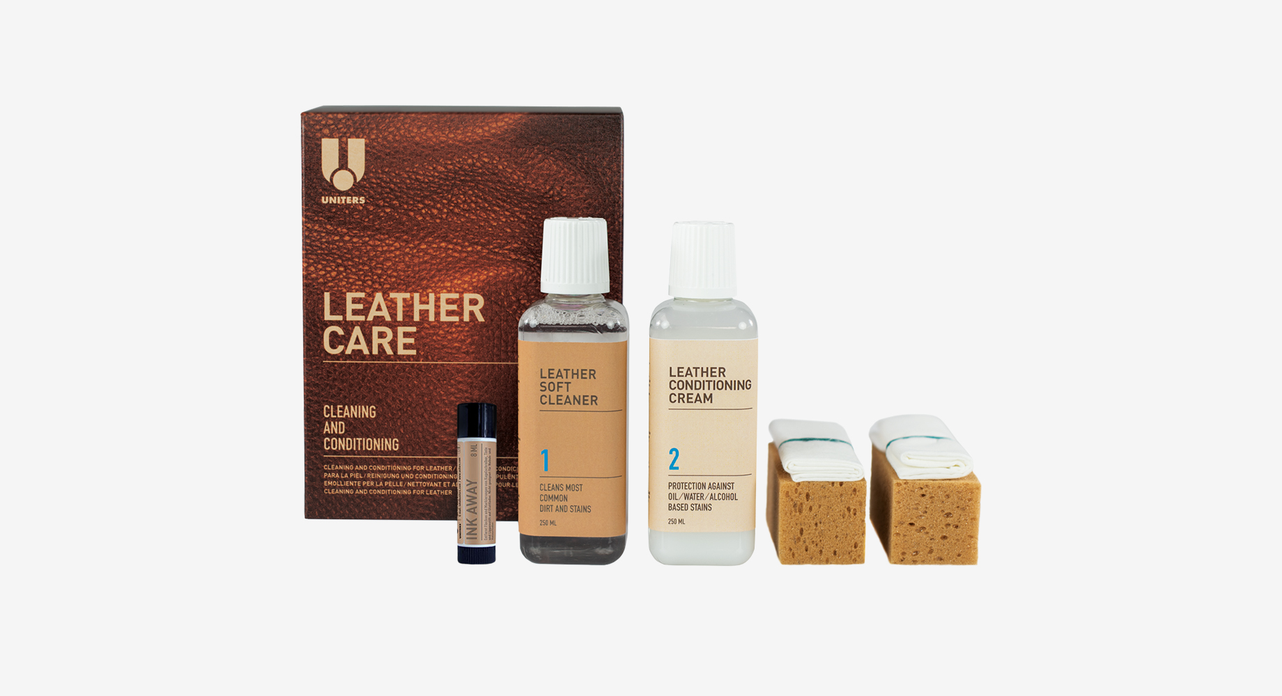 ODOS PRIEŽIŪROS PRIEMONIŲ RINKINYS 2x250 „UNITERS“ MAXI paveiklėlis