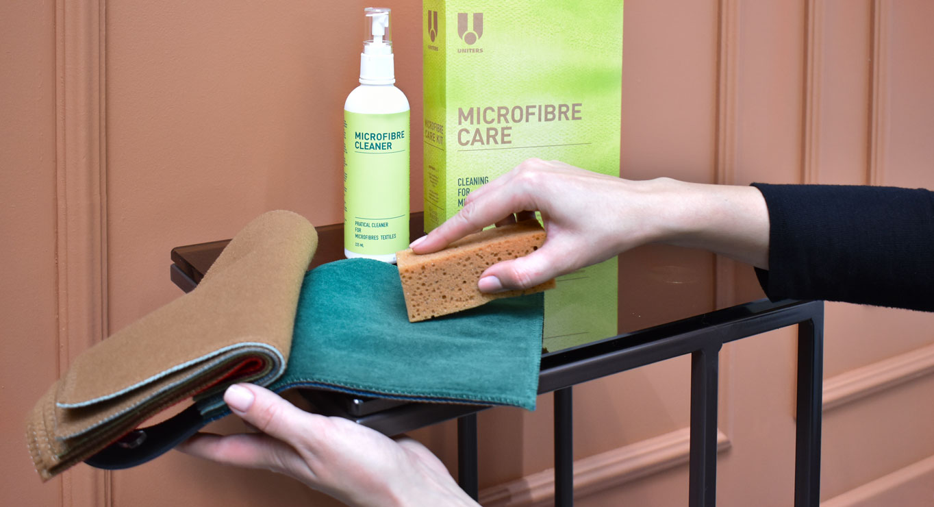 MIKROPLUOŠTO PRIEŽIŪROS PRIEMONIŲ RINKINYS „UNITERS MICROFIBRE CARE KIT“ 2