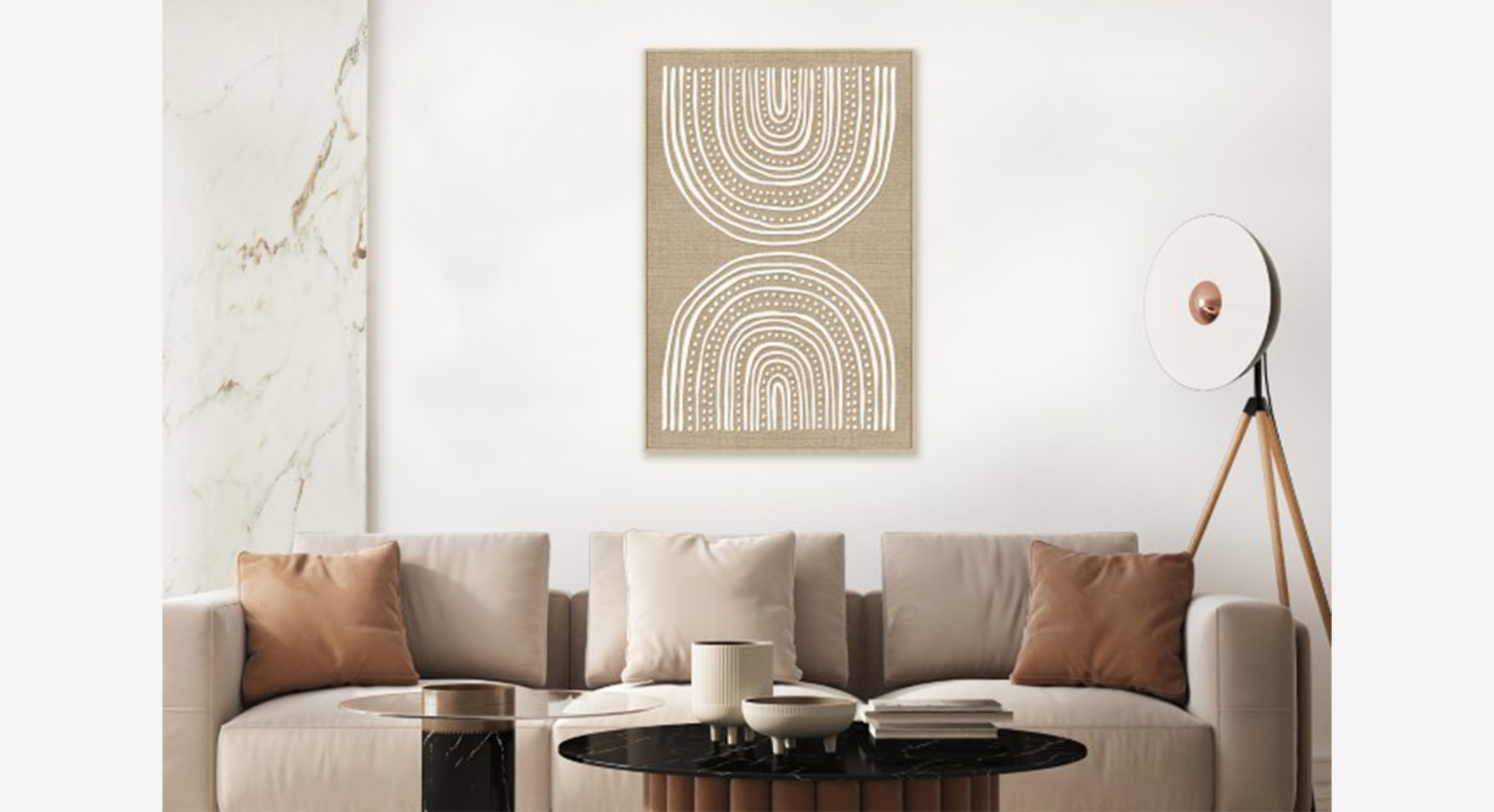 WHITE CIRCLES paveikslas 2