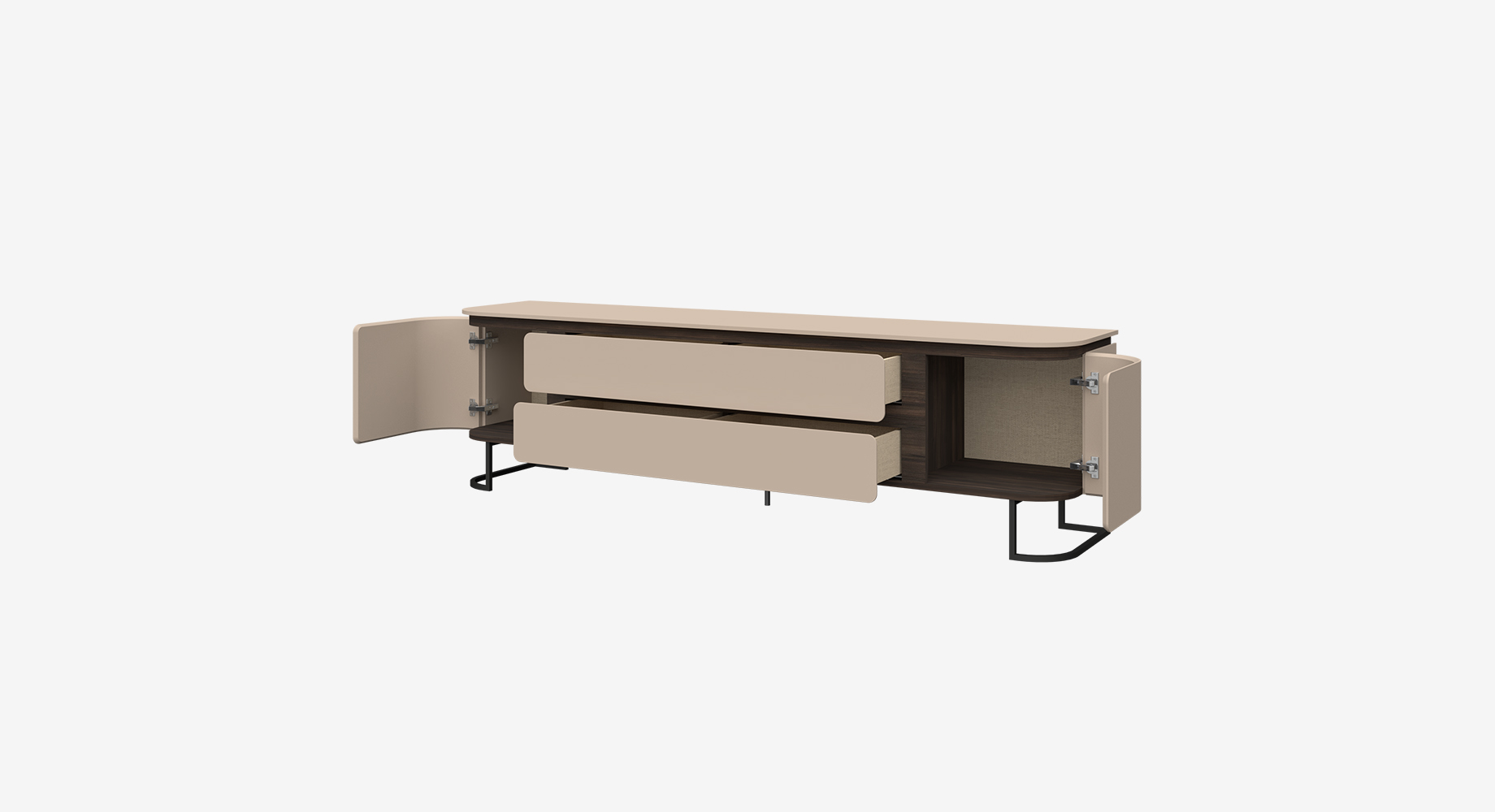 AURA Tv spintelė 2100x460 8 AURA Tv spintelė 2100x460 8