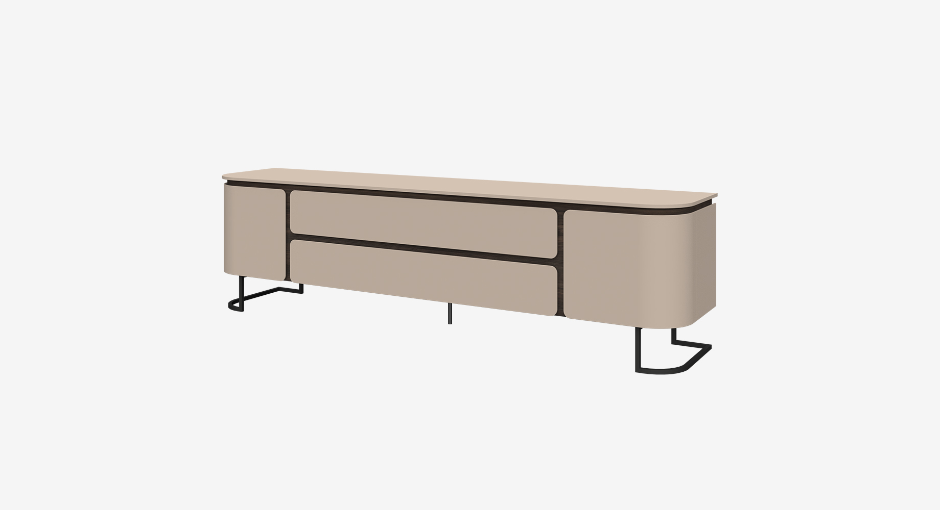 AURA Tv spintelė 2100x460 1 AURA Tv spintelė 2100x460 1
